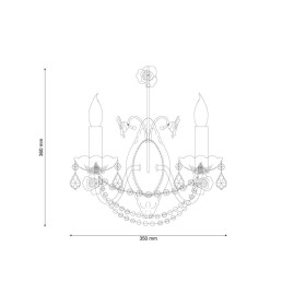 Бра Lucia Tucci Fiori Di Rose W186.2