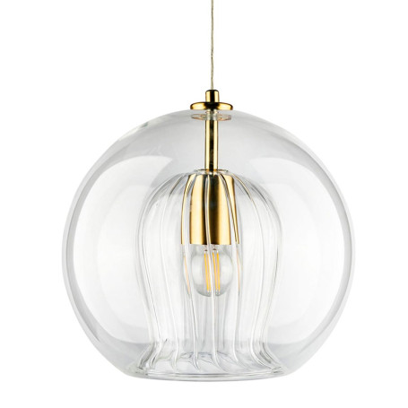 Подвесной светильник Crystal Lux Luisa SP1 Brass/Transparent