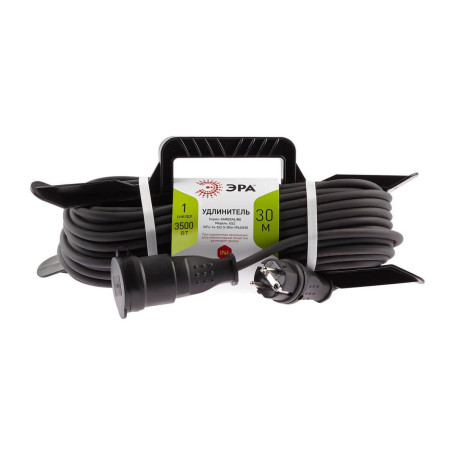 Удлинитель силовой ЭРА 1гн 30м с/з UFx-1e-3x2,5-30m-IP44(kg) Б0050872