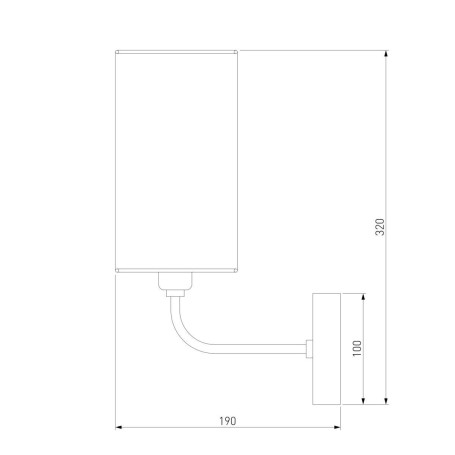 Бра Eurosvet Purezza 60128/1 золото