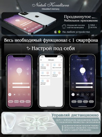 Потолочный светодиодный светильник Natali Kovaltseva Led Lamps 81077