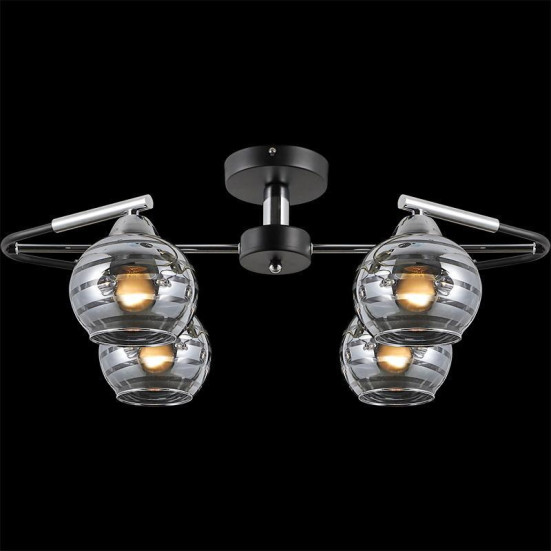 Потолочная люстра Illumico IL9801-4CSQ-79 CR BK
