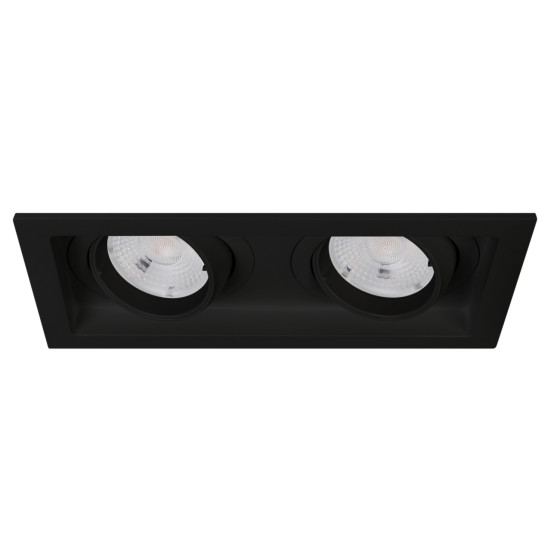 Светильник MS-VORTEX-BUILT-S170x90-2x12W Warm3000 (BK-BK, 40 deg, 230V) Arlight 058437