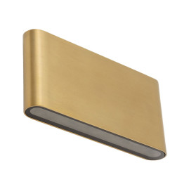 Уличный настенный светильник Nowodvorski Semi Led M Brass 11366