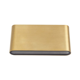 Уличный настенный светильник Nowodvorski Semi Led M Brass 11366
