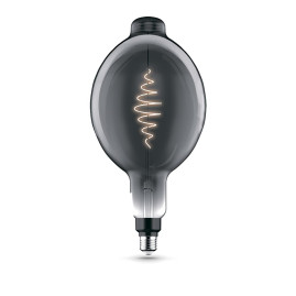 Лампа светодиодная филаментная Gauss E27 8,5W 1800K серая 152802005