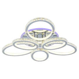 Потолочная светодиодная люстра Profit Light 8033/3+3 CHR