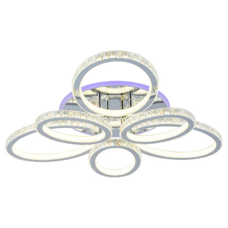Потолочная светодиодная люстра Profit Light 8033/3+3 CHR