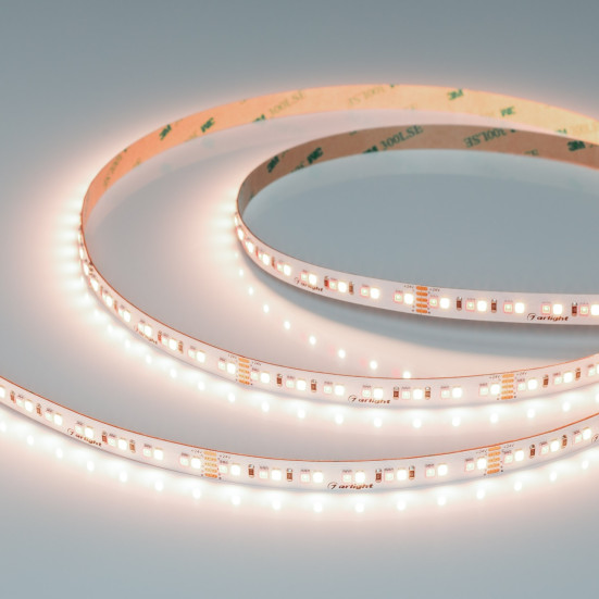 Светодиодная лента RT-A168-10mm 24V RGBW-White (20 W/m, IP20, 5m) Arlight 056877