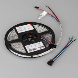Светодиодная лента герметичная Arlight 14W/m 60LED/m 5060SMD разноцветный 5М DMX-SE-B60-10mm 24V 039607