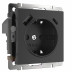 Розетка Werkel с быстрой зарядкой USB Type A+С черный W1171708 4690389176449