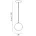 Светильник подвесной 24V 3W 90LM 180° 4000K, черный/белый матовый Linea Lightstar 206747