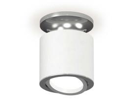 Комплект накладного светильника Ambrella light Techno Spot XS7401100 SWH/PSL белый песок/серебро полированное (N7927, C7401, N7003)