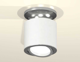 Комплект накладного светильника Ambrella light Techno Spot XS7401100 SWH/PSL белый песок/серебро полированное (N7927, C7401, N7003)