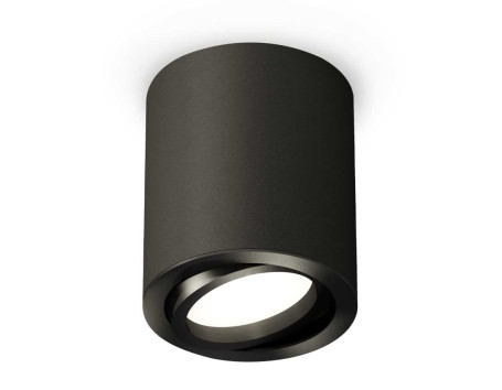 Комплект накладного светильника Ambrella light Techno Spot XS7422001 SBK/PBK черный песок/черный матовый (C7422, N7002)