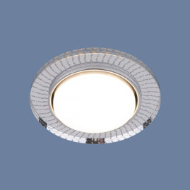 Встраиваемый светильник Elektrostandard 3033 GX53 CL/SL прозрачный/серебро a045484