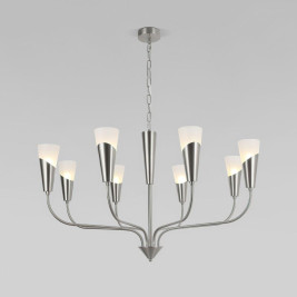 Подвесная люстра Eurosvet Rhyton 60167/8 никель