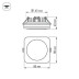 Встраиваемый светодиодный светильник Arlight LTD-80x80SOL-5W Day White 4000K 017633(1)