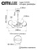 Подвесная люстра Citilux Нарда CL204180