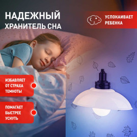 Ночник-светильник на батарейках ЭРА NLED-487-1W-SW-W Б0051474