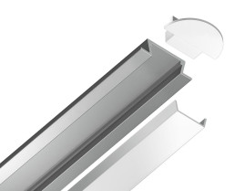 Встраиваемый профиль с рассеивателем Ambrella Illumination GP1001AL
