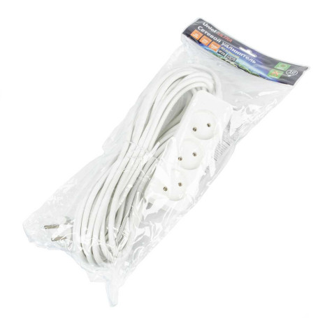 Удлинитель Uniel Ultra 3гн х 10м б/з S-CU3-10 White UL-00009980