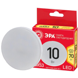 Лампа светодиодная Эра GX53 10W 2700K ECO LED GX-10W-827-GX53 Б0036543