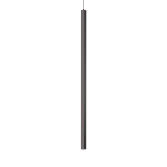 Подвесной светодиодный светильник Ideal Lux Ultrathin D100 Square Nero 194196