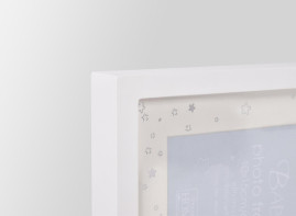 Фоторамка Innova PI08350 Ф/рамка 10*15cm Baby Shiny Stars, белая, МДФ (6/24/288) Б0046318