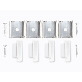 Профиль врезной LEDS POWER СПВ17-2412 алюм. анод-й с матовым рассеивателем 2м 008455