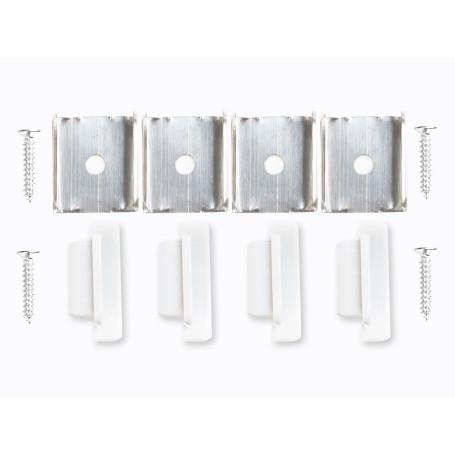 Профиль врезной LEDS POWER СПВ17-2412 алюм. анод-й с матовым рассеивателем 2м 008455