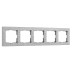 Рамка Werkel Hammer на 5 постов серебряный W0052406 4690389163555