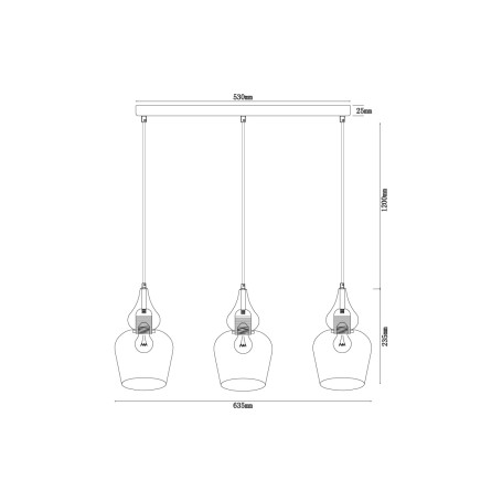 Подвесной светильник Vele Luce Simone VL5564P13