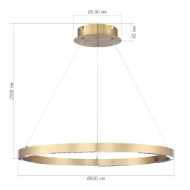 Подвесной светодиодный светильник ST Luce Parilla SL6238.333.01