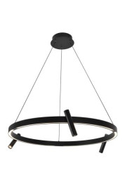 Люстра подвесная Alfa Light F3924-14 black 100W D80*H15 0