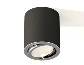 Комплект накладного светильника Ambrella light Techno Spot XS7422002 SBK/PSL черный песок/серебро полированное (C7422, N7003)