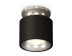 Комплект накладного светильника Ambrella light Techno Spot XS7511081 SBK/PSL черный песок/серебро полированное (N7927, C7511, N7012)