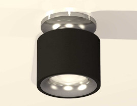Комплект накладного светильника Ambrella light Techno Spot XS7511081 SBK/PSL черный песок/серебро полированное (N7927, C7511, N7012)