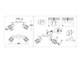 Настенно-потолочный спот Ambrella light TRADITIONAL TR8664