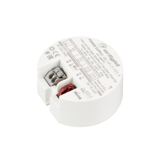 Блок питания Arlight ARJ-SP-27-PFC-R (27W, 15-42V, 0.6-0.65A) 048772
