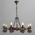 Подвесная люстра Arte Lamp Cartwheel A4550LM-8CK