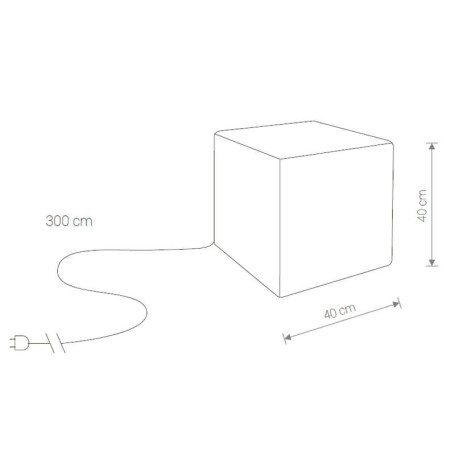 Уличный светильник Nowodvorski Cumulus Cube 8966