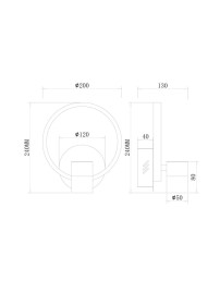 Настенный светильник Freya Тумблер / Tumbler FR6074WL-L12GB