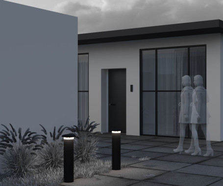 Уличный светодиодный светильник Maytoni Grip O460FL-L10GF3K1