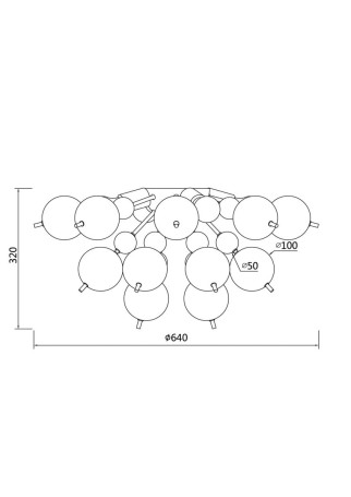 Потолочная люстра Maytoni Bolla MOD133CL-04CH