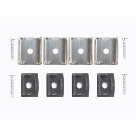 Профиль врезной LEDS POWER СПВ17-2412 алюм. черный с призм.рассеивателем 2м 008462