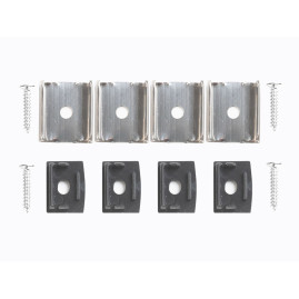 Профиль врезной LEDS POWER СПВ17-2412 алюм. черный с призм.рассеивателем 2м 008462
