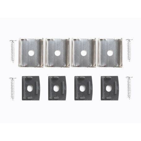 Профиль врезной LEDS POWER СПВ17-2412 алюм. черный с призм.рассеивателем 2м 008462