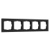 Рамка Werkel Hammer на 5 постов черный W0052408 4690389163579