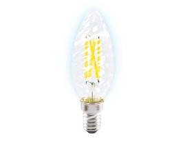 Лампа светодиодная филаментная Ambrella light E14 6W 6400K прозрачная 202126